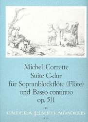 Suite C-Dur op.5,1 - für Sopran- - Michel Corrette