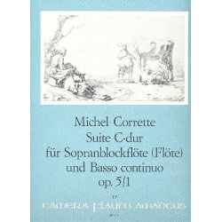 Suite C-Dur op.5,1 - für Sopran- - Michel Corrette