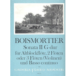 Sonata G-Dur Nr.2 op.34,2 - für -Joseph Bodin de Boismortier