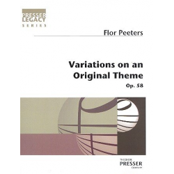 Variations op.58 on an - Flor Peeters