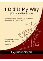 I Did It My Way - Comme d'habitude -Jacques Revaux / Arr.Dirk Zygar