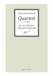 Quartett F-Dur op.7 -Felix Otto Dessoff