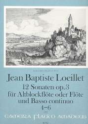 Sonaten op.3 Band 2 - für - Jean Baptiste Loeillet de Gant
