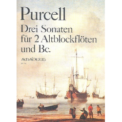 3 Sonaten - für 2 Altblockflöten - Daniel Purcell