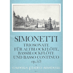Sonata a tre g-Moll - für - Giovanni Paolo Simonetti