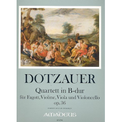 Quartett B-Dur op.36 - für Fagott, Violine, - Justus Johann Friedrich Dotzauer