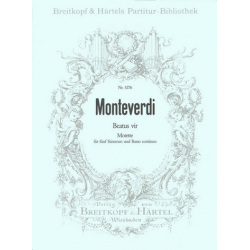BEATUS VIR : MOTETTE FUER - Claudio Monteverdi
