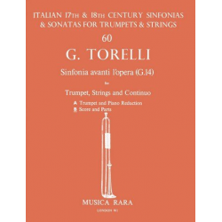 SINFONIA AVANTI L'OPERA G14 : FOR - Giuseppe Torelli