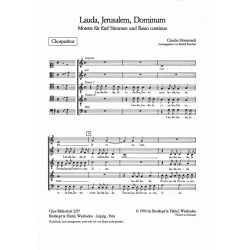Lauda, Jerusalem, Dominum - Claudio Monteverdi