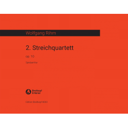 Streichquartett Nr.2 op.10 : - Wolfgang Rihm