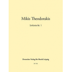 SINFONIE NR.1 : FUER ORCHESTER - Mikis Theodorakis