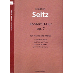 SCHUELERKONZERT D-DUR NR.5 : - Friedrich Seitz