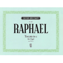 Toccata op.27,3 : für Orgel - Günter Raphael
