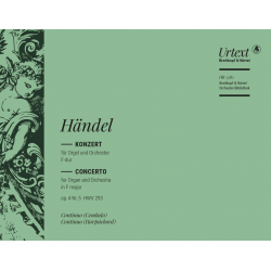 Orgelkonz.F-dur op.4/5 HWV 293 - Georg Friedrich Händel (George Frederic Handel) / Arr. Walter Heinz Bernstein