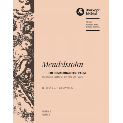 3 STUECKE AUS EIN SOMMER- - Felix Mendelssohn-Bartholdy