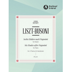 TEMA E VARIAZIONI : FUER KLAVIER - Franz Liszt / Arr. Ferruccio Busoni
