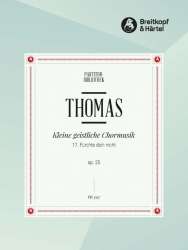 Kleine geistliche Chormusik Wk 25 Nr. 17 - Kurt Thomas