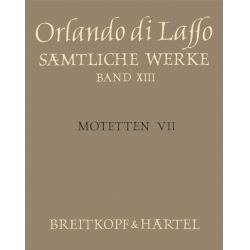 Sämtliche Werke Band 13 (Motetten Band 7) - Orlando di Lasso