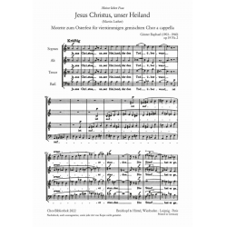 Jesus Christus, unser Heiland op. 39/2 - Günter Raphael
