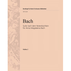 SUITE AUS DEM NOTENBUECHLEIN FUER - Johann Sebastian Bach