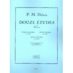 12 ETUDES : POUR HAUTBOIS - Pierre Max Dubois