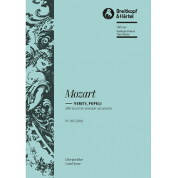 Venite, populi KV 260 (248a) - Wolfgang Amadeus Mozart / Arr. Michael Obst