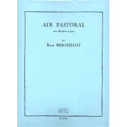 Air pastoral : pour hautbois et piano - René Berthelot