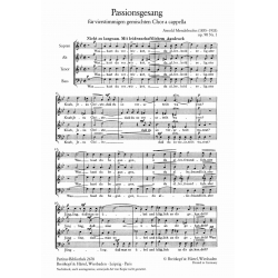 Passionsgesang op.90,1 : - Arnold Ludwig Mendelssohn