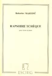 B. Martinu - Rhapsodie Tcheque, Pour Violon Et Piano - Bohuslav Martinu