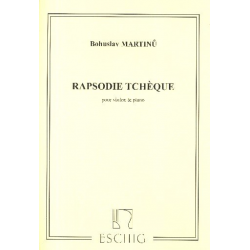 B. Martinu - Rhapsodie Tcheque, Pour Violon Et Piano -Bohuslav Martinu