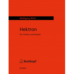 Hekton : für Violine und Klavier - Wolfgang Rihm