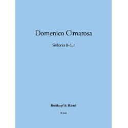 SINFONIA B-DUR : FUER 2 OBOEN, - Domenico Cimarosa
