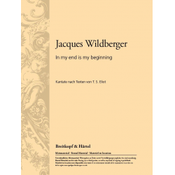 In My End Is My Beginning - Jacques Wildberger