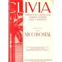 Clivia : Klavierauszug (dt) - Nico Dostal