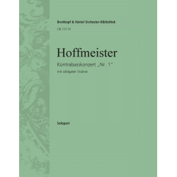 Konzert D-Dur Nr.1 : für Kontrabass - Franz Anton Hoffmeister