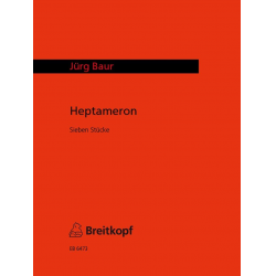 Heptameron : 7 Stücke für Klavier - Jürg Baur