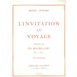 Duparc  : Invitation Au Voyage N 2 Mezzo-Piano - Henri Duparc