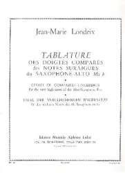 Tablature des doigtés comparés -Jean-Marie Londeix