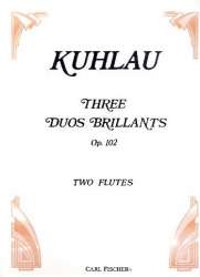 3 duos brillants op.102 : for 2 flutes - Friedrich Daniel Rudolph Kuhlau