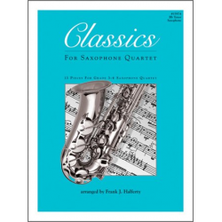 Classics For Saxophone Quartet - Bb Tenor Saxophone - Diverse / Arr. Frank Halferty