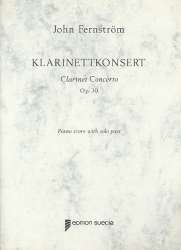 Concerto op.30 for Clarinet and Orchestra (Klavierauszug) - John Fernström