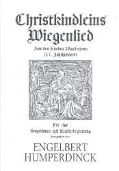 Christkindleins Wiegenlied für Singstimme und Klavier -Engelbert Humperdinck / Arr.Hermann Grabner