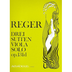 Suiten op.131d - für Viola solo - Max Reger