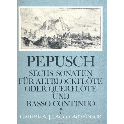 6 Sonaten Band 2 - für - Johann Christoph Pepusch