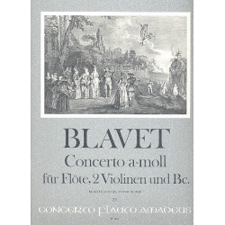 Concerto a-Moll für Flöte, - Michel Blavet