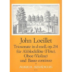 Triosonate d-Moll op.2,4 - - Jean Baptiste (John of London) Loeillet