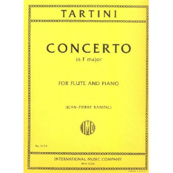 CONCERTO F MAJOR : FOR FLUTE AND PIANO - Giuseppe Tartini