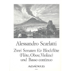 2 Sonaten - für Blockflöte - Alessandro Scarlatti