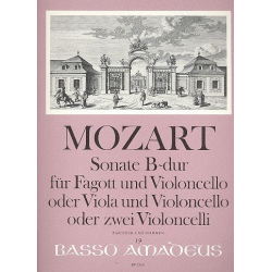 Sonate B-Dur KV292 - für Fagott - Wolfgang Amadeus Mozart