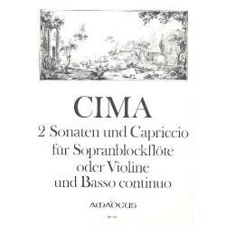 2 Sonaten und Capriccio - für - Giovanni Paolo Cima